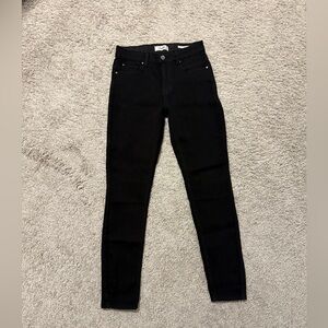 Angels Women's Jet Black Skinny Jeans Size 6